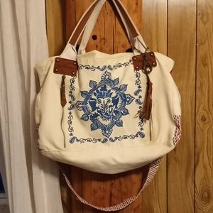 Lucky Brand Elephant Weekender bag